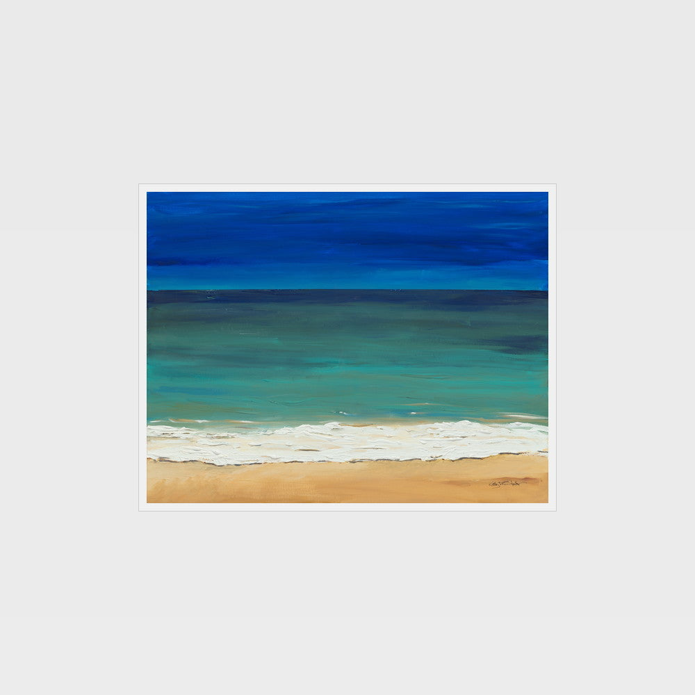 Beach at Dusk — as an unframed giclée print