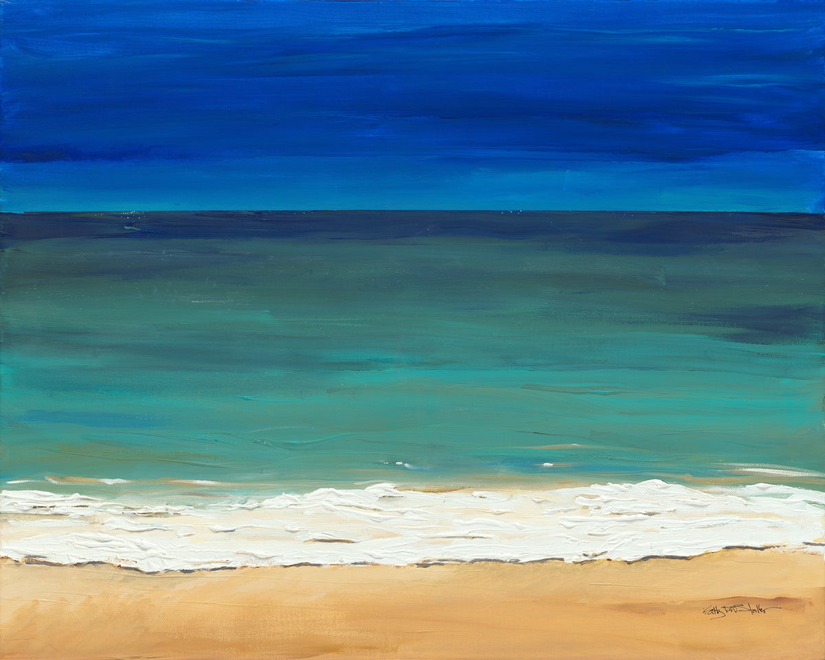 Beach at Dusk — giclée print of the original by Katty Staller