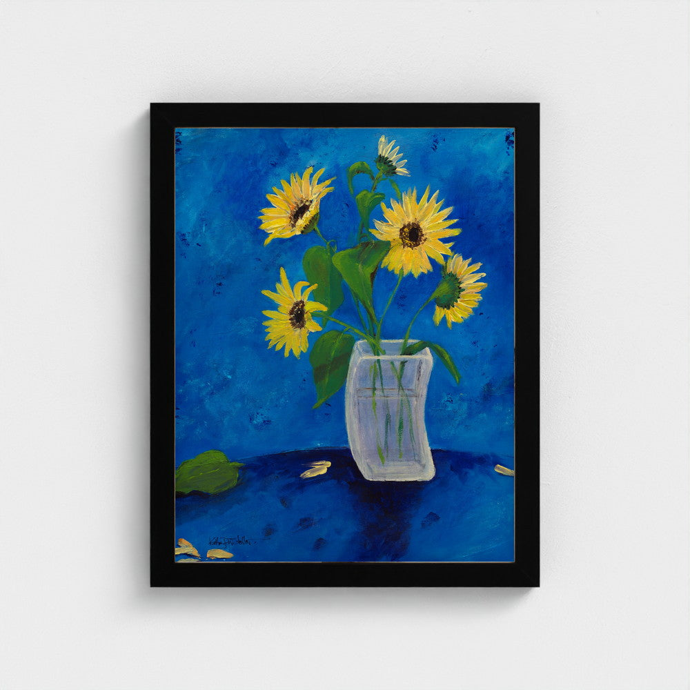 Daisey Daze — framed in matte black