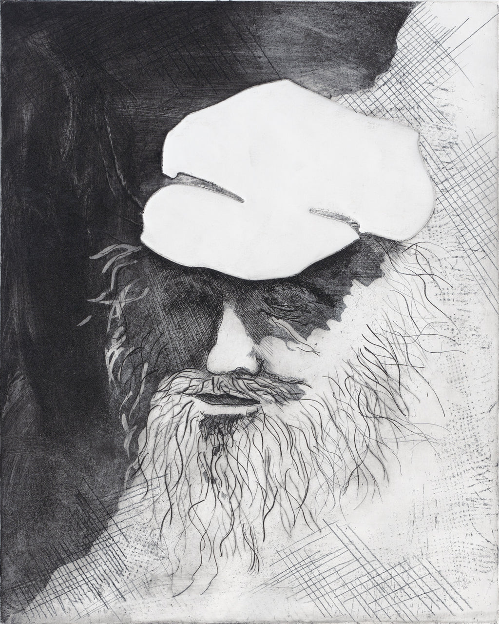 Man in Shadows — giclée print of the original by Katty Staller