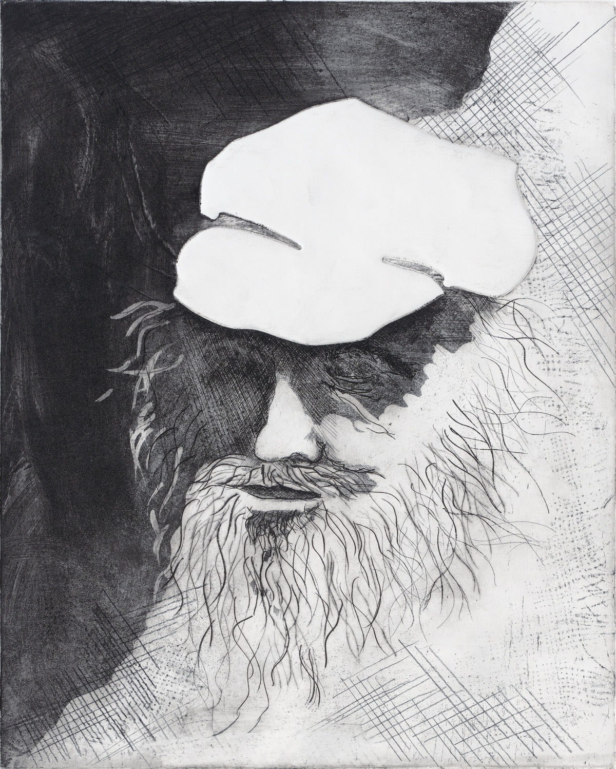 Man in Shadows — giclée print of the original by Katty Staller