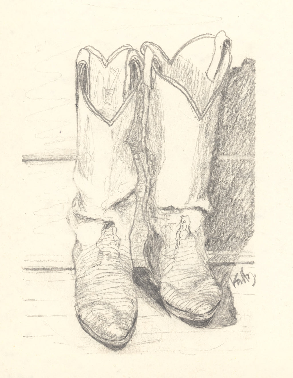 Old Soles — giclée print of the original by Katty Staller