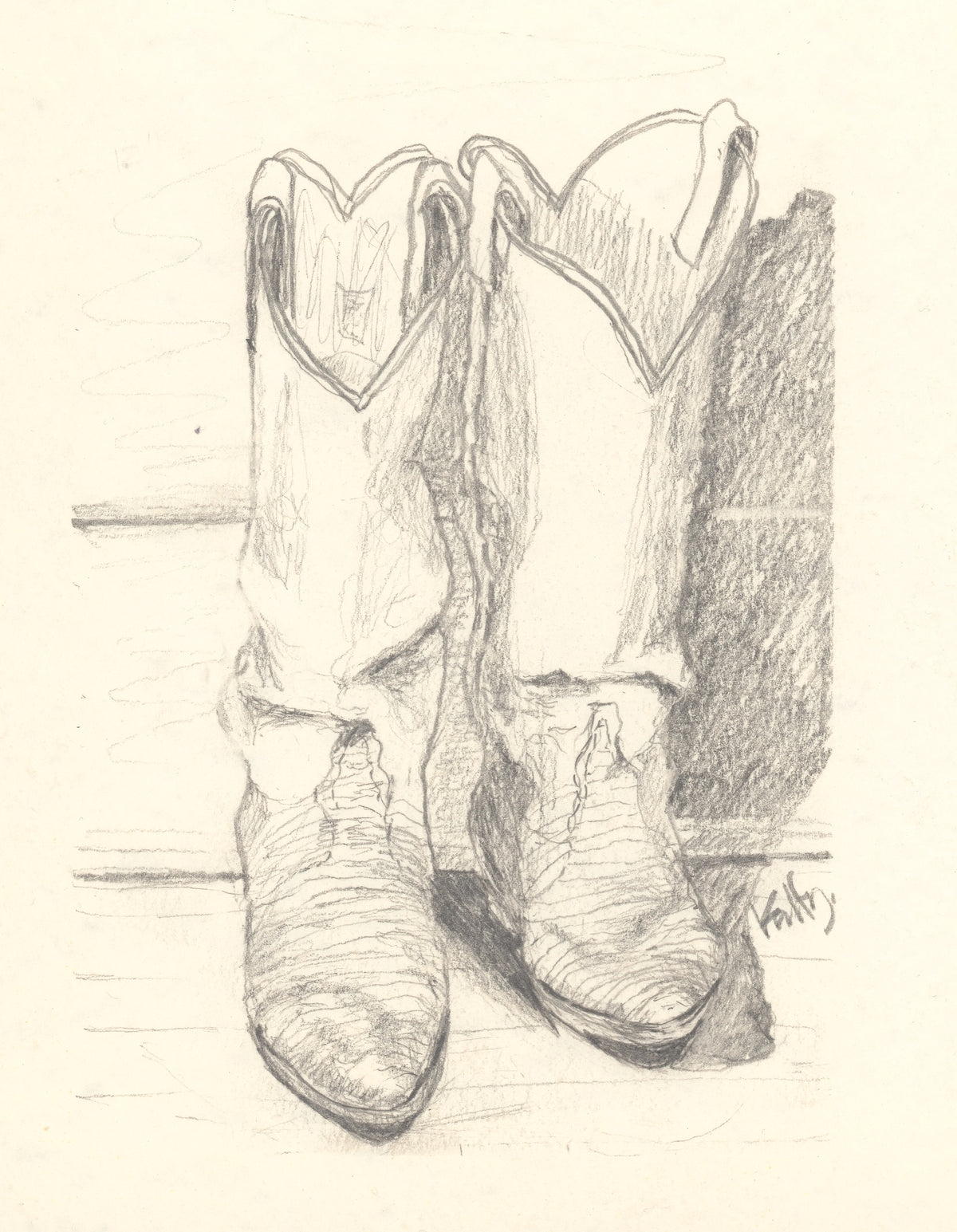 Old Soles — giclée print of the original by Katty Staller