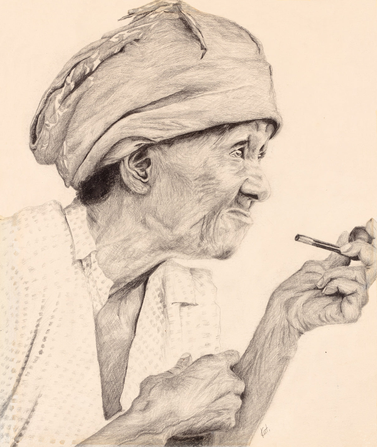 Surinam Woman — giclée print of the original by Katty Staller