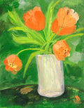 Tangerine Tulips — giclée print of the original by Katty Staller